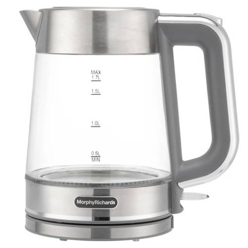 קומקום חשמלי 1.7 ליטר Morphy Richards 100401 זכוכית\נירוסטה