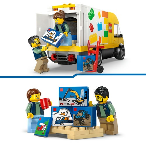 City משאית הלגו The LEGO Van עם 276 חלקים דגם 60500