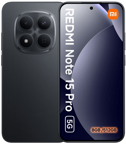 טלפון סלולרי Xiaomi Redmi Note 15 Pro 5G 512GB 8GB RAM 