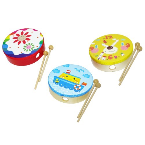 תוף לילדים עם מקל עיצוב תמונות LEGATO DRM-65 KID DRUM