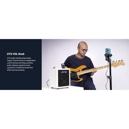 מגבר בס JOYO BA-30 VIBE CUBE 30W קומפקטי עם רמקול 4 אינץ' ורדיאטור פסיבי
