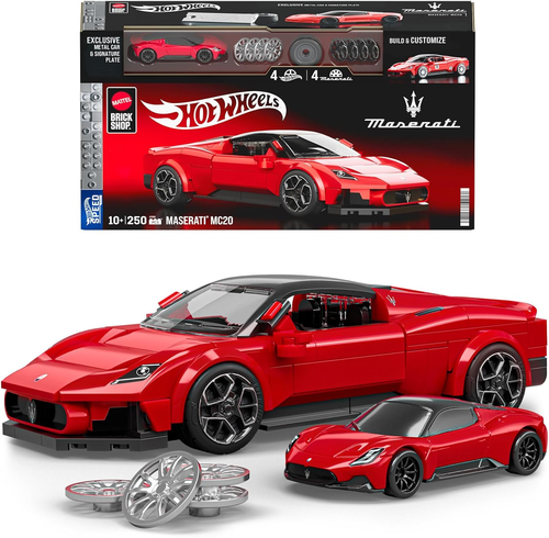 Speed Series: קיט בנייה מזראטי Brick Shop Maserati MC20 עם 250 חלקים
