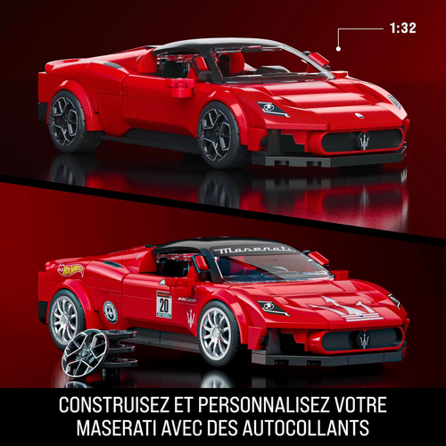 Speed Series: קיט בנייה מזראטי Brick Shop Maserati MC20 עם 250 חלקים