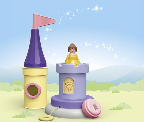 דיסני ג'וניור – מגדל המשחקים המוזיקלי של בל 7 חלקים עם אפקטים קוליים 71458