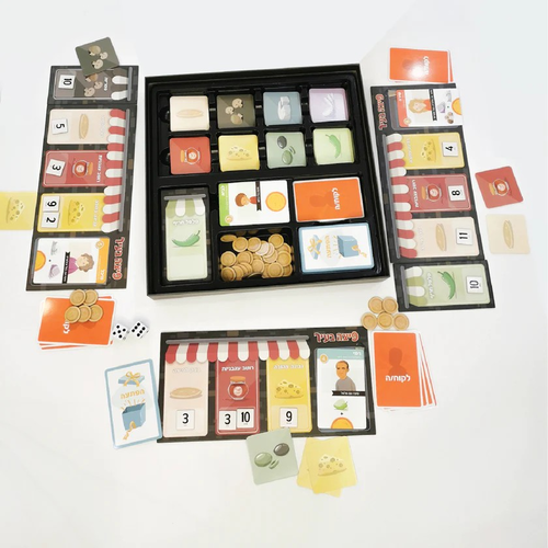 משחק קופסה אסטרטגי מעודד אינטראקציה חברתית: פיצה בעיר (פיתוח ישראלי) 2