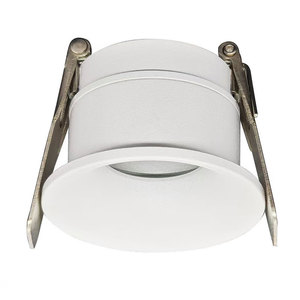 סט שקוע מיני MR11, לבן, כולל בית נורה ונורה 500Lm / 5W יורולוקס
