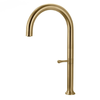 ברז מטבח גבוה זהב מוברש