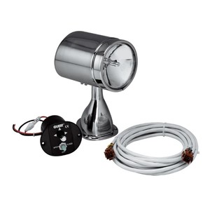 זרקור ימי 5" נירוסטה 72,000CP מתח 12V כולל שלט חוטי Marinco
