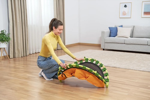 טרמפולינה מתקפלת לילדים עם ידית אחיזה