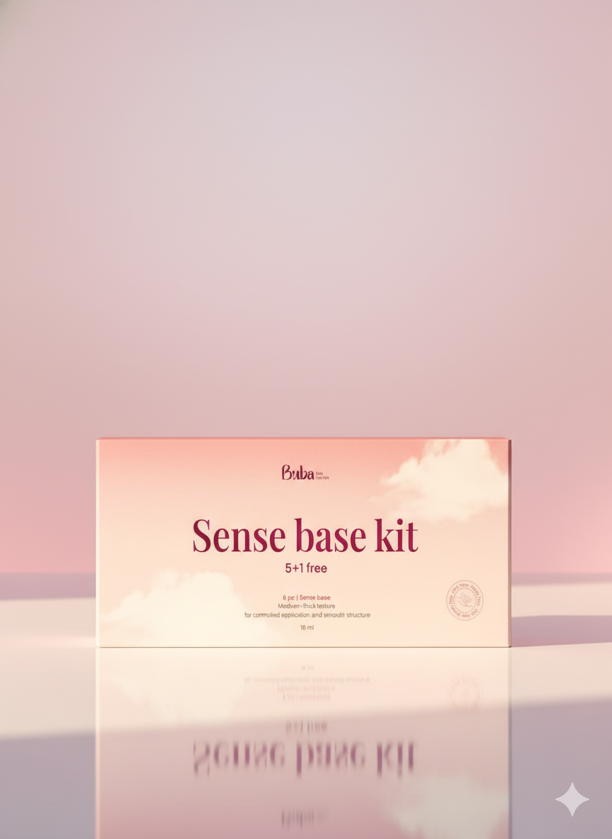 קיט 6 יח׳ Sense base בובה 16 מ״ל Buba ללא TPO {מתאים ל 99% מהאלרגיות}
