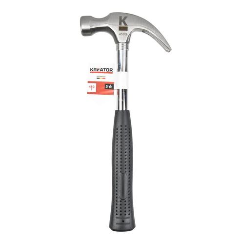 פטיש טפסנים ידית מתכת 450 גרם,  106  KRTH90502,  CLAW HAMMER 450G - METAL, ברקוד 5400338127441