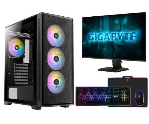 באנדל מחשב גיימינג  Ryzen 7 7700 | RTX 5060 | 16 GB DDR5 | 1T + מסך 240Hz + מקלדת עכבר ופד RGB