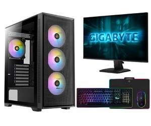באנדל מחשב גיימינג Ryzen 7 7700 | RTX 5060 | 16 GB DDR5 | 1T + מסך 240Hz + מקלדת עכבר ופד RGB