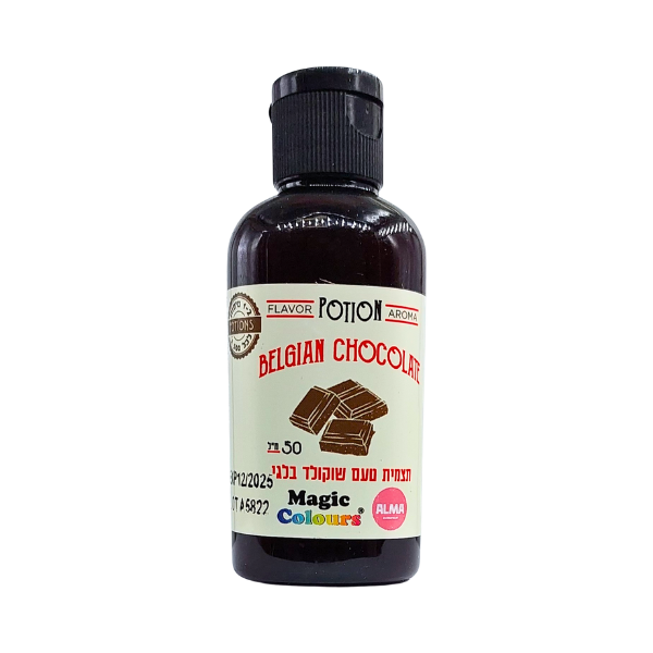 תמצית טעם שוקולד בלגי 50 מ״ל (פרווה) Magic Colours מג