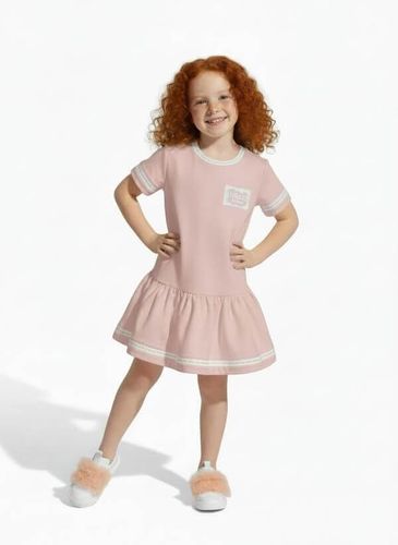 TWINSET Kids logo-patch Ruffle Dress