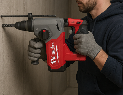 פטישון נטען מילווקי 18V דור 4 + 2 סוללות 5.0AH MILWAUKEE 