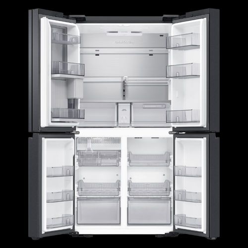 מקרר סמסונג 4 דלתות 646 ליטר Triple cooling RF72DG9620B1 שחור