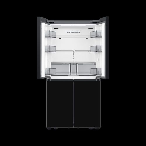 מקרר 4 דלתות 648 ליטר BeSpoke Kitchen Fit RM70F63REB שחור