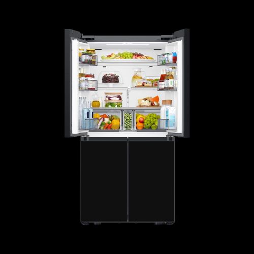 מקרר 4 דלתות 648 ליטר BeSpoke Kitchen Fit RM70F63REB שחור