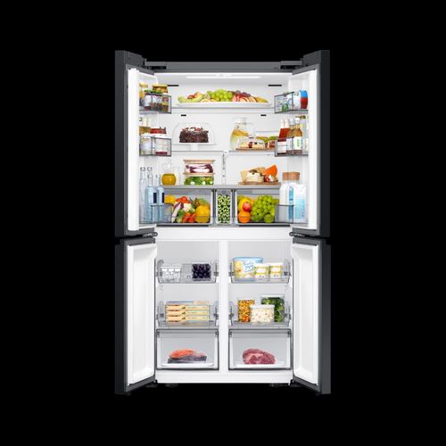 מקרר 4 דלתות 648 ליטר BeSpoke Kitchen Fit RM70F63REB שחור