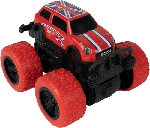 מכונית מונסטר Monster Truck עם הנעה בדחיפה וסיבוב 360 (מגוון דגמים)