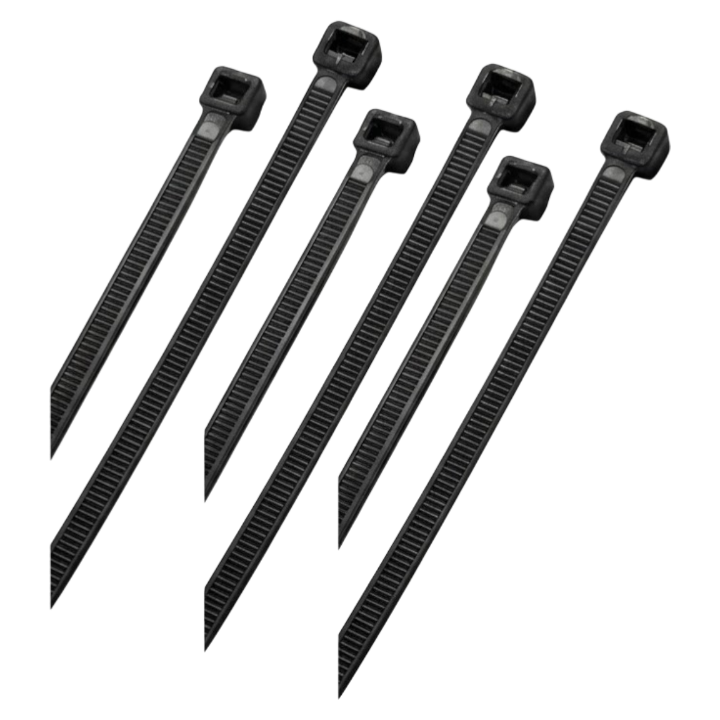 אזיקונים 250X3.5 מ"מ שחור 100 יח