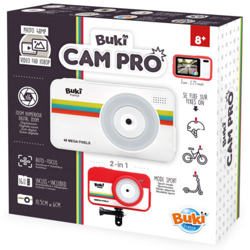מצלמת אקסטרים לילדים CamPro – מצלמת 2 ב-1 לצילום חופשות והרפתקאות ספורט