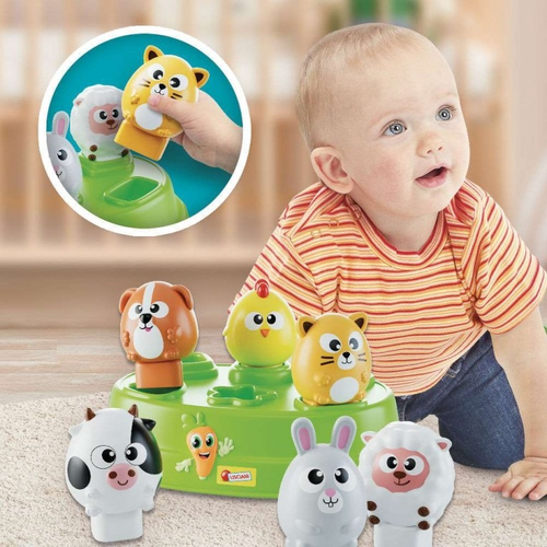 סדרת Carotina Baby: משחק התאמת צורות ובעלי חיים החווה