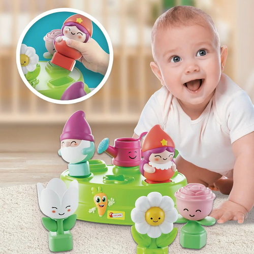 סדרת Carotina Baby: משחק התאמת צורות וצבעים - הגינה הראשונה שלי