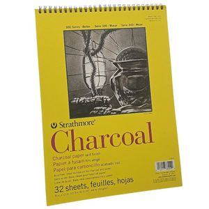 בלוק נייר פחם 32 דף 22.9/30.5 95 גר Strathmore Charcoal