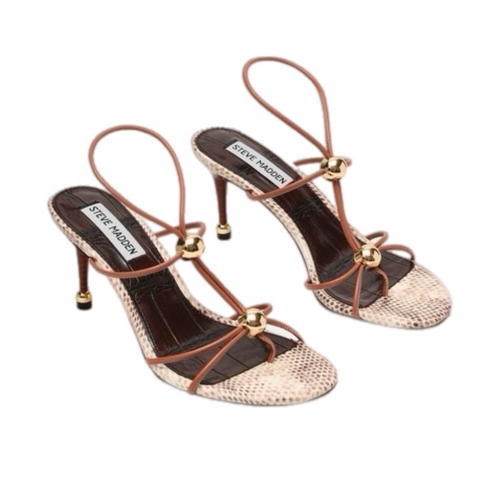 סנדל STEVE MADDEN מידות 36-40.5 לנשים בגוון זהב