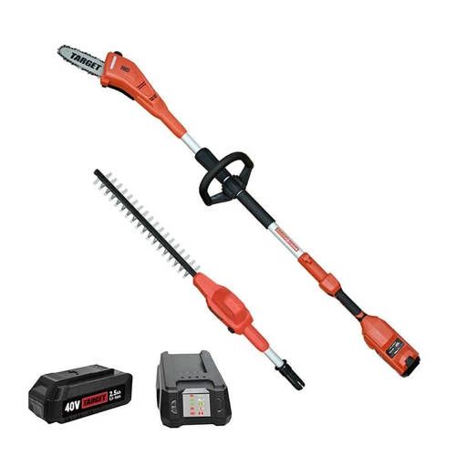 מולטי טול משור גובה ומגזמת נטען 40V + סוללה 2.5 אמפר + מטען מהיר T13255 MULTIC 40S