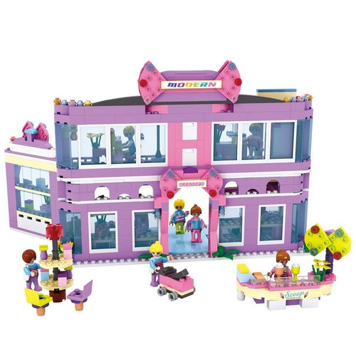 קניון אופנה מודרני Girls Fashion ערכת בנייה ענקית עם 810 חלקים דגם 4511