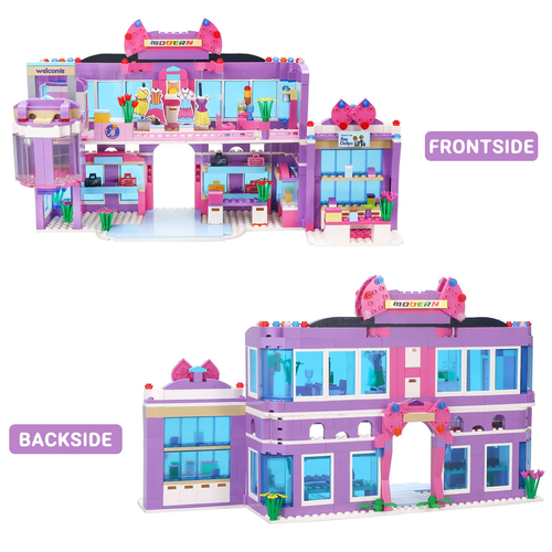 קניון אופנה מודרני Girls Fashion ערכת בנייה ענקית עם 810 חלקים דגם 4511