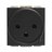 שקע חכם מובנה לסדרת NISKO SWITCH שחור זיגבי
