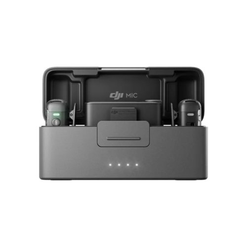 מיקרופון אלחוטי DJI Mic 2 זוגי – ערכת פרימיום עם 2 משדרים ואיכות סאונד ברמה גבוהה