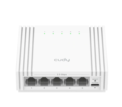 CUDY 5-Port 2.5G Easy-Managed Switch with USB-C HS105U
