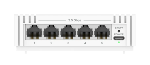 CUDY 5-Port 2.5G Easy-Managed Switch with USB-C HS105U