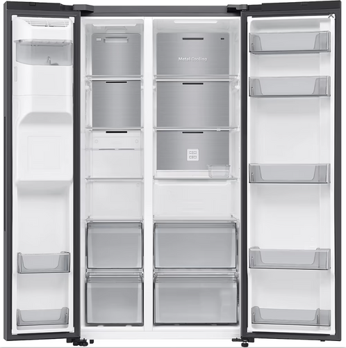 מקרר SBS דלת מול דלת + קיוסק Samsung RS70F64KET סמסונג