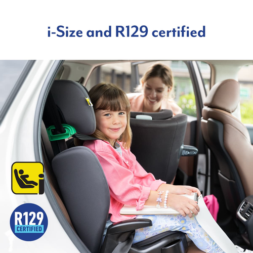 בוסטר לילדים ג'וניור מקסי Junior Maxi R129 בתקן i-Size החדש - שחור Coal