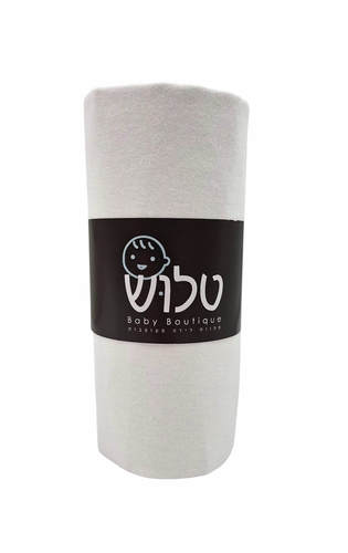 סדין למיטת תינוק בצבע שמנת