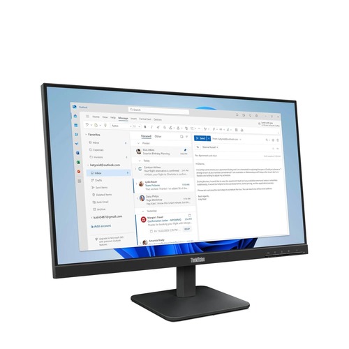 מסך מחשב Lenovo ThinkVision L24-4e 23.8'' FHD 64B5KAT1IS