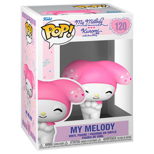 בובת פופ סאנריו: מיי מלודי& קורומי - מיי מלודי - Funko POP! Sanrio: My Melody & Kuromi - My Melody #120