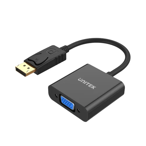 מתאם DP רגיל ל VGA נקבה UNITEK Y5118E יוניטק Y-5118E