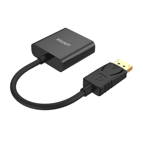 מתאם DP רגיל ל VGA נקבה UNITEK Y5118E יוניטק Y-5118E