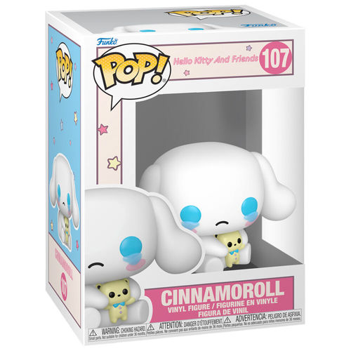 בובת פופ סאנריו: הלו קיטי וחברים - סינמורול - Funko POP! Sanrio: Hello Kitty & Friends - Cinnamaroll #107