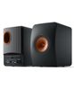 זוג רמקולים מדפיים KEF LS50 II Wireless צבע שחור! מתצוגה!
