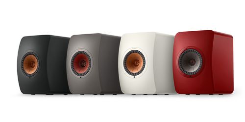 זוג רמקולים מדפיים KEF LS50 II Wireless צבע שחור! מתצוגה!