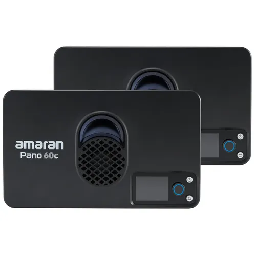 סט 2 פנסי לד Amaran Pano 60c Kit RGB