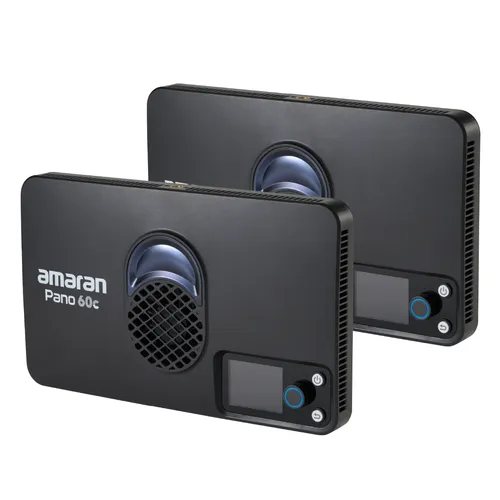 סט 2 פנסי לד Amaran Pano 60c Kit RGB